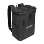 Custom Acadia Backpack Cooler - Black with Company Logo - Personalized Bulk Corporate Gift - 2