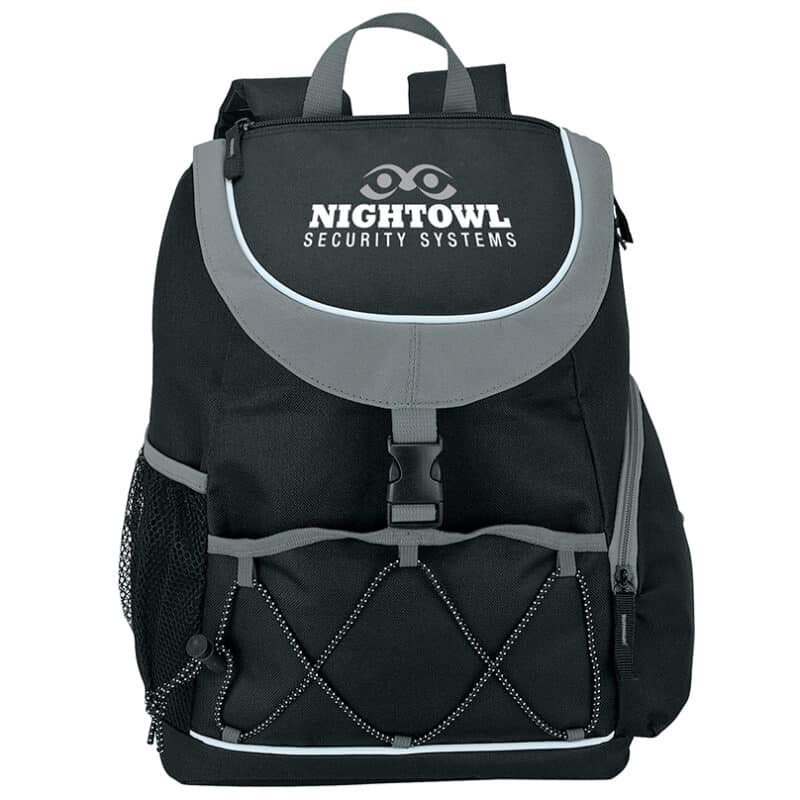 Custom Adelene PEVA Lined Backpack Cooler with Company Logo - Personalized Bulk Corporate Gift - 2