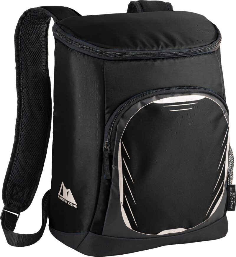Custom Arctic Zone® 18 Can Cooler Backpack with Company Logo - Personalized Bulk Corporate Gift - 1