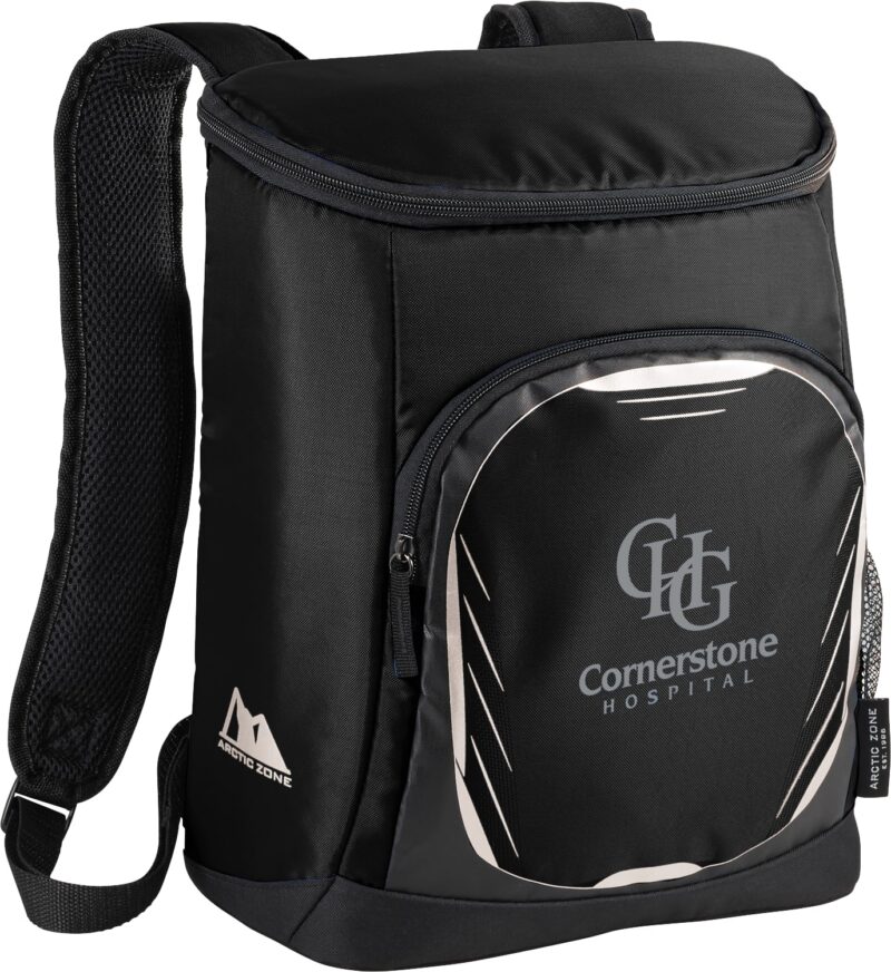 Custom Arctic Zone® 18 Can Cooler Backpack with Company Logo - Personalized Bulk Corporate Gift