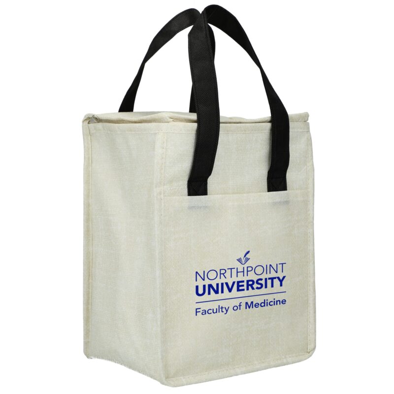 Custom Ares Recycled Non-Woven 12 Can Cooler with Company Logo - Personalized Bulk Corporate Gift - 2