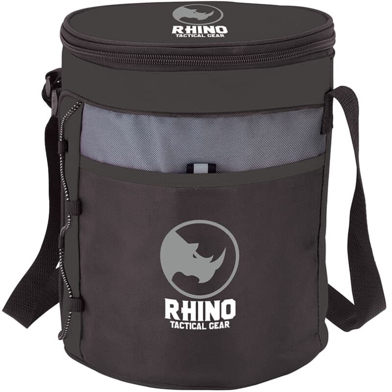 Custom Baldwin 12-Can Barrel Cooler Bag with Company Logo - Personalized Bulk Corporate Gift - 1