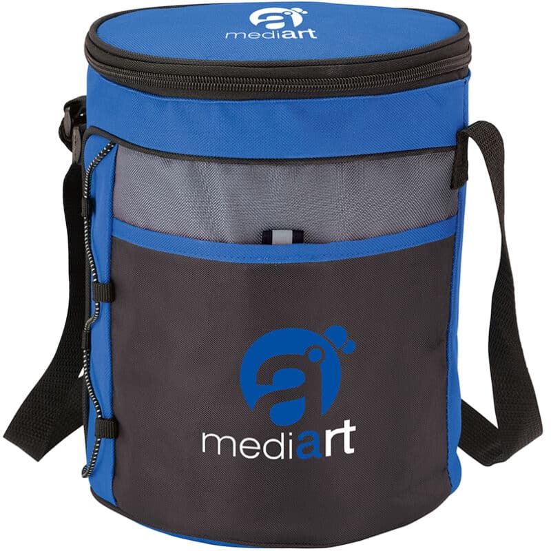 Custom Baldwin 12-Can Barrel Cooler Bag with Company Logo - Personalized Bulk Corporate Gift - 2