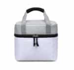Custom Bento Cooler - White with Company Logo - Personalized Bulk Corporate Gift - 1