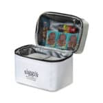 Custom Bento Cooler - White with Company Logo - Personalized Bulk Corporate Gift - 2
