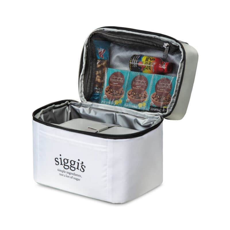 Custom Bento Cooler - White with Company Logo - Personalized Bulk Corporate Gift - 2