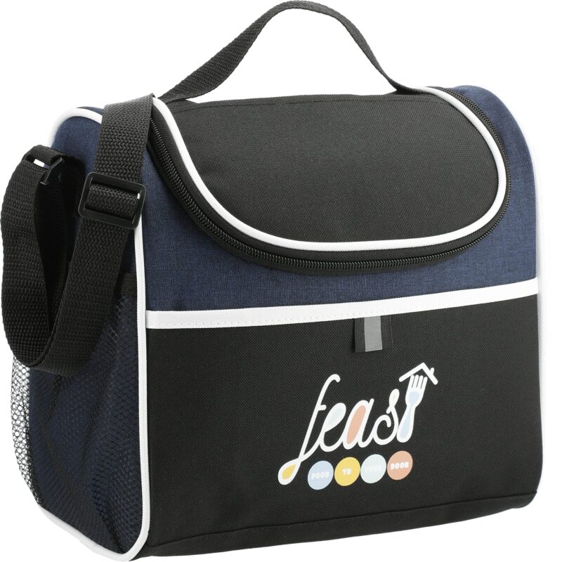 Custom Break Time 9 Can Lunch Cooler with Company Logo - Personalized Bulk Corporate Gift - 5