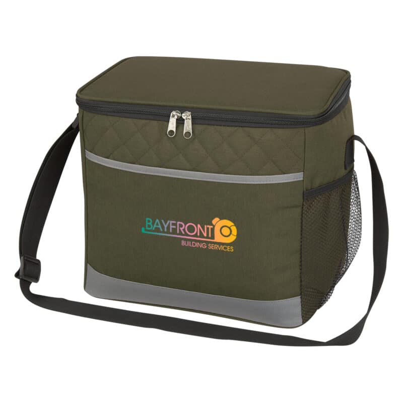 Custom Carter Quilted Cooler Bag with Company Logo - Personalized Bulk Corporate Gift - 2