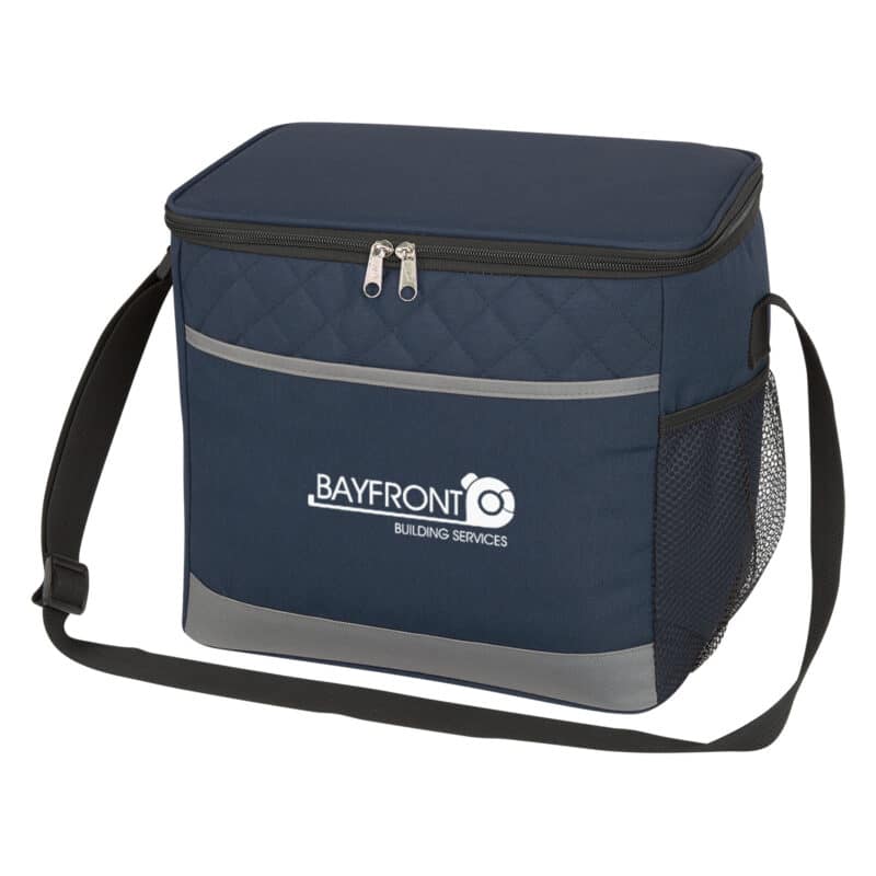 Custom Carter Quilted Cooler Bag with Company Logo - Personalized Bulk Corporate Gift - 8