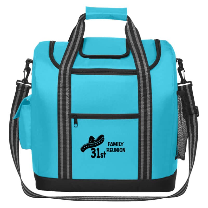 Custom Flip Flap Cooler Bag with Company Logo - Personalized Bulk Corporate Gift - 4