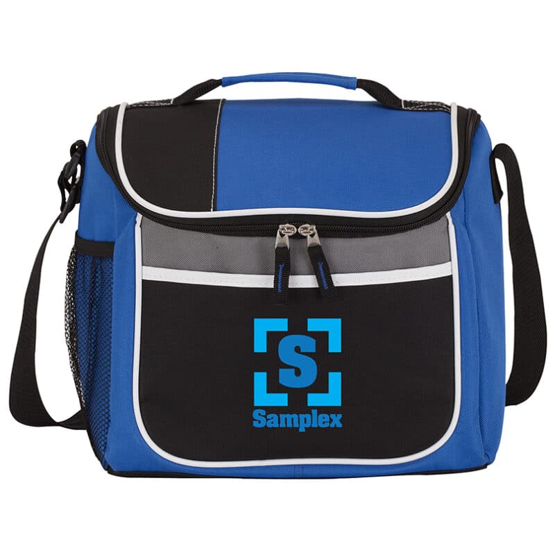 Custom Geneva 16-Can Cooler Bag with Company Logo - Personalized Bulk Corporate Gift - 1
