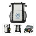 Custom Glacier 24-Can Cooler Backpack with Company Logo - Personalized Bulk Corporate Gift