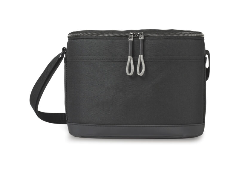 Custom Goodwin Lunch Cooler - Black with Company Logo - Personalized Bulk Corporate Gift - 1