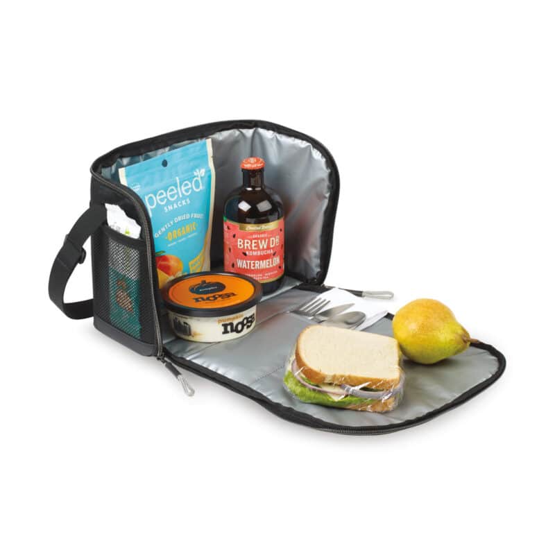 Custom Goodwin Lunch Cooler - Black with Company Logo - Personalized Bulk Corporate Gift - 2