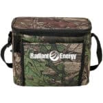 Custom Huntwood Camo 12-Can Cooler with Company Logo - Personalized Bulk Corporate Gift - 1