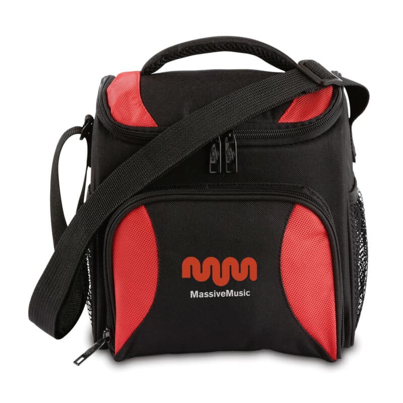 Custom Ice River Lite 6-can Cooler Bag with Company Logo - Personalized Bulk Corporate Gift - 9