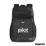 Custom Igloo MaxCold Evergreen 18-Can RPET Cooler Backpack with Company Logo - Personalized Bulk Corporate Gift - 1