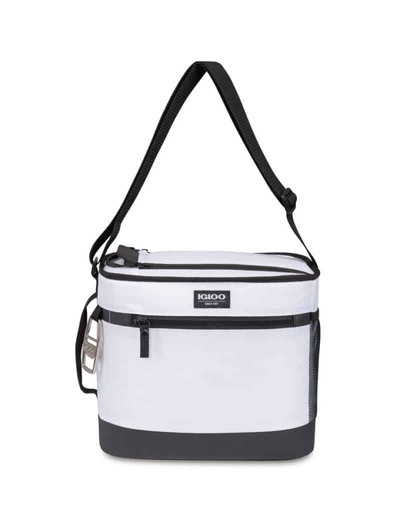 Custom Igloo® Maddox Deluxe Cooler - White with Company Logo - Personalized Bulk Corporate Gift - 1