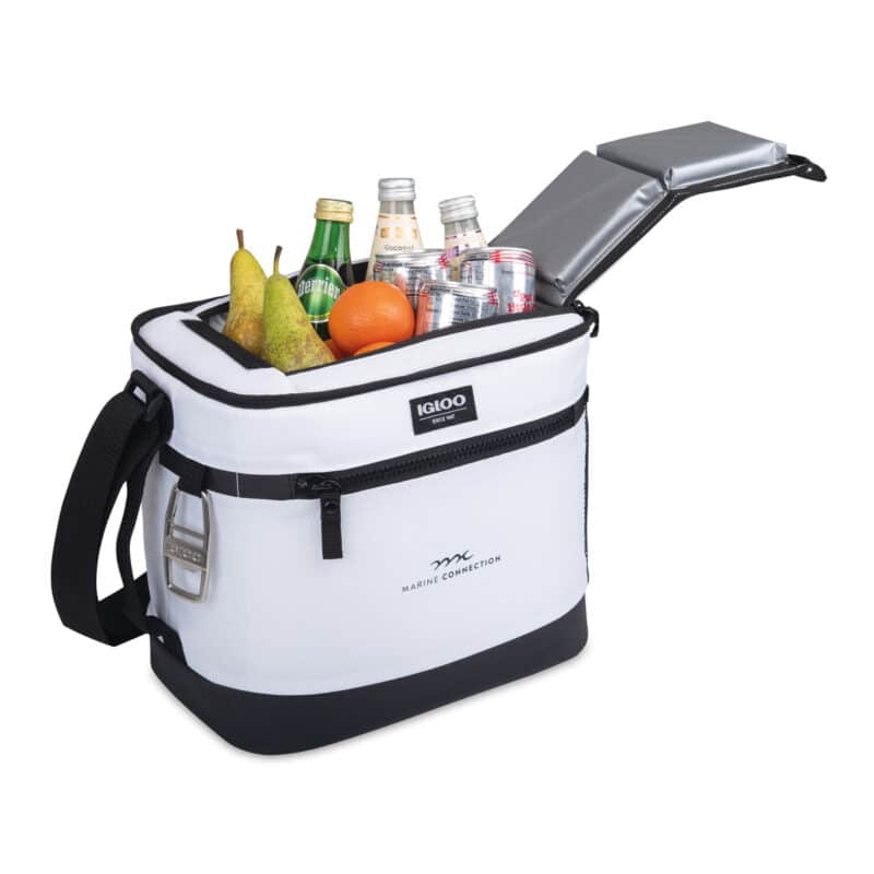 Custom Igloo® Maddox Deluxe Cooler - White with Company Logo - Personalized Bulk Corporate Gift - 2