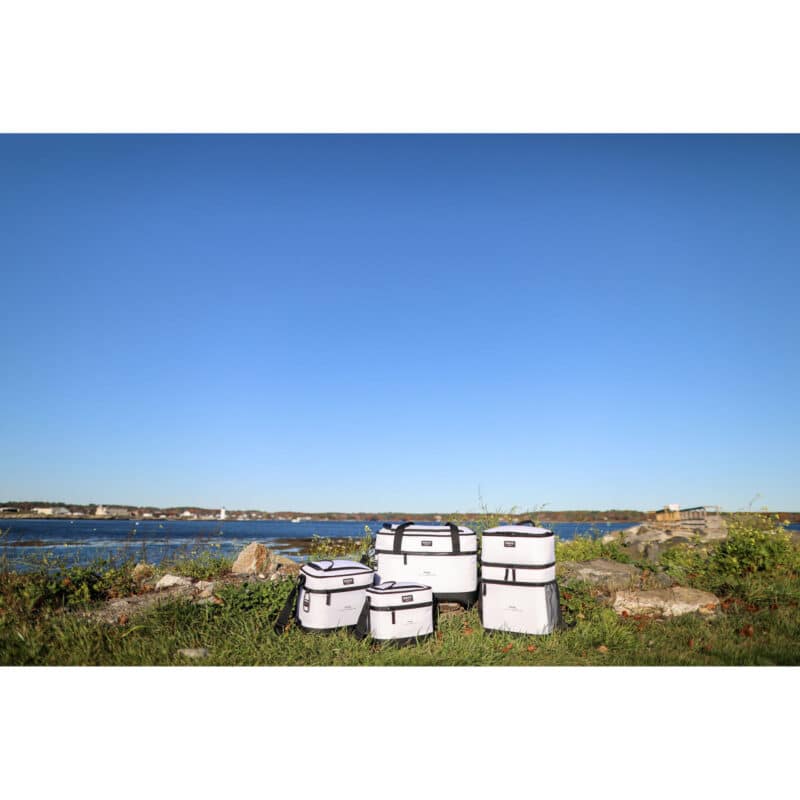 Custom Igloo® Maddox Deluxe Cooler - White with Company Logo - Personalized Bulk Corporate Gift - 4