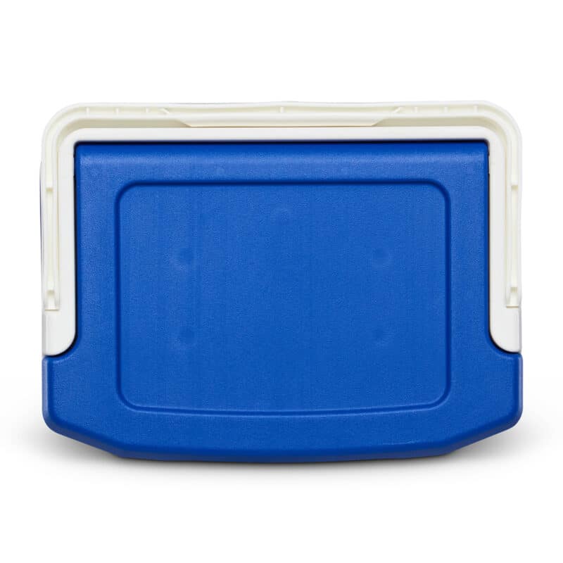 Custom Igloo® Profile II 16 Qt Cooler - White-Majestic Blue with Company Logo - Personalized Bulk Corporate Gift - 2