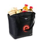Custom Igloo® REPREVE Tote Cooler - Black with Company Logo - Personalized Bulk Corporate Gift - 3