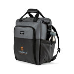 Custom Igloo® Seadrift™ Switch Backpack Cooler - Black-Grey with Company Logo - Personalized Bulk Corporate Gift - 3