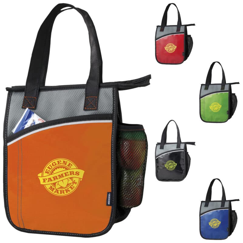 Custom Koozie® Vertical Laminated Lunch Cooler with Company Logo - Personalized Bulk Corporate Gift
