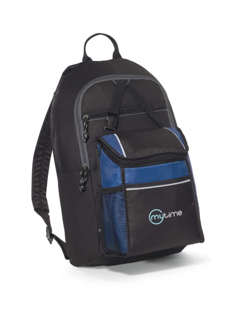 Custom Link Lunch Cooler - Royal Blue with Company Logo - Personalized Bulk Corporate Gift - 3