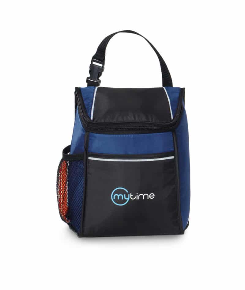 Custom Link Lunch Cooler - Royal Blue with Company Logo - Personalized Bulk Corporate Gift