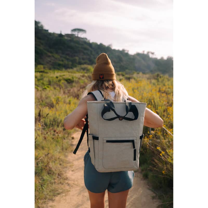 Custom Out of The Woods® Seagull Backpack Cooler - Stone with Company Logo - Personalized Bulk Corporate Gift - 8