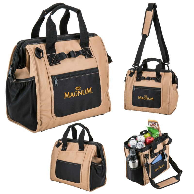 Custom Pipeline Lunch Cooler with Company Logo - Personalized Bulk Corporate Gift