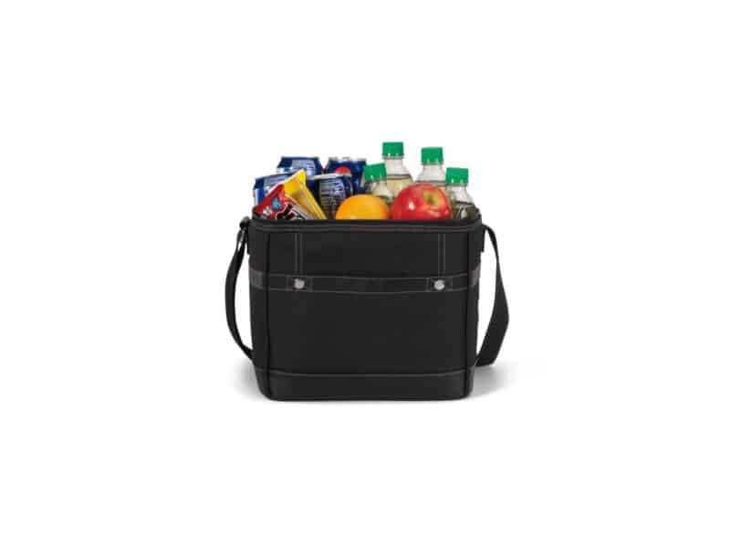 Custom Precision Bottle Cooler - Black with Company Logo - Personalized Bulk Corporate Gift - 1