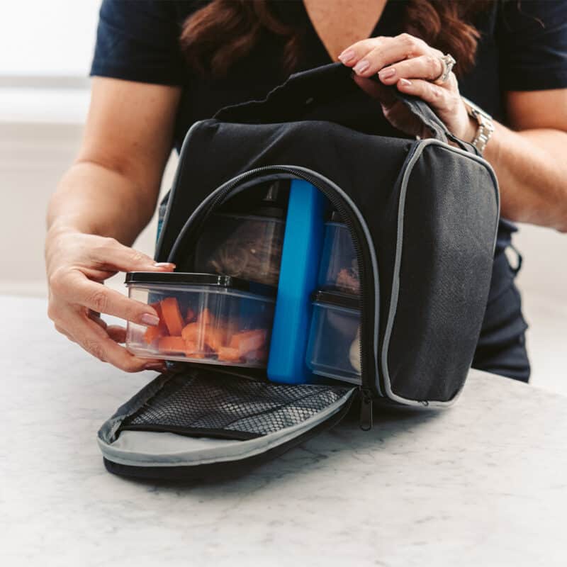 Custom Prep & Chill Lunch Cooler With Container Set with Company Logo - Personalized Bulk Corporate Gift - 3