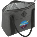 Custom Repreve® Ocean 12 Can Tote Cooler with Company Logo - Personalized Bulk Corporate Gift - 2
