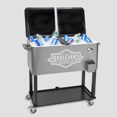 Rolling Cooler Vending Cart-1