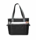 Custom Vineyard Insulated Tote - Black with Company Logo - Personalized Bulk Corporate Gift - 1