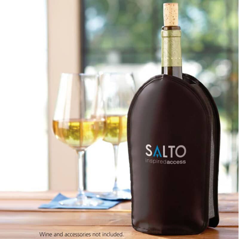 Custom Wine Cooler Sleeve with Company Logo - Personalized Bulk Corporate Gift - 2