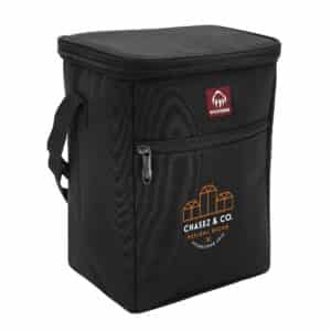 Custom Wolverine Vertical 12 Can Cooler with Company Logo - Personalized Bulk Corporate Gift