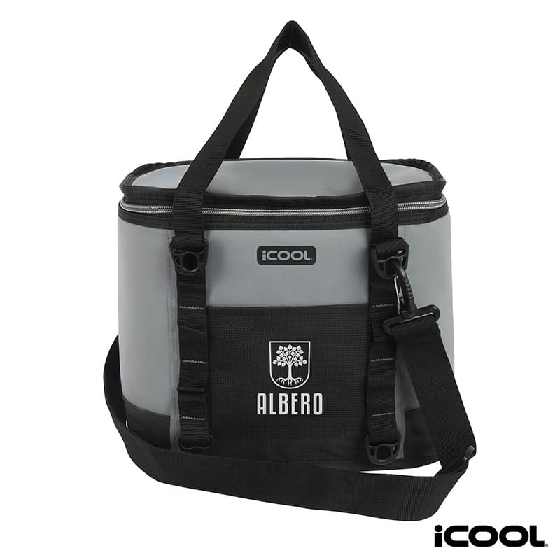 Custom iCOOL Pinecrest 12-Can Cooler with Company Logo - Personalized Bulk Corporate Gift - 1