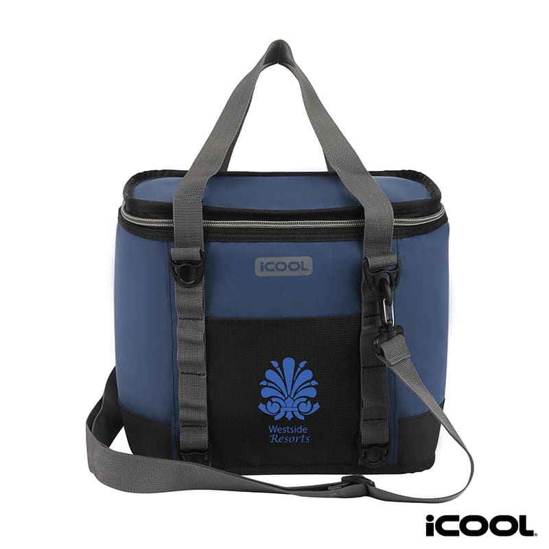 Custom iCOOL Pinecrest 12-Can Cooler with Company Logo - Personalized Bulk Corporate Gift - 2