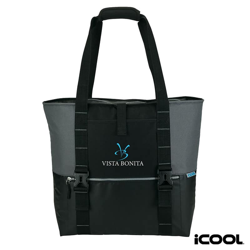 Custom iCOOL Sandpointe 36-Can Cooler Tote with Company Logo - Personalized Bulk Corporate Gift - 1