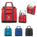 Custom Clark 28 Can Cooler Lunch Bag with Company Logo - Personalized Bulk Corporate Gift