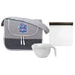 Custom Bay Noodle & Sandwich Cooler Set with Company Logo - Personalized Bulk Corporate Gift - 2