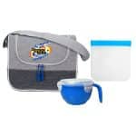 Custom Bay Noodle & Sandwich Cooler Set with Company Logo - Personalized Bulk Corporate Gift - 8