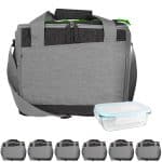 Custom Bay Picnic Cooler Lunch Set with Company Logo - Personalized Bulk Corporate Gift - 1