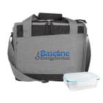 Custom Bay Picnic Cooler Lunch Set with Company Logo - Personalized Bulk Corporate Gift - 3
