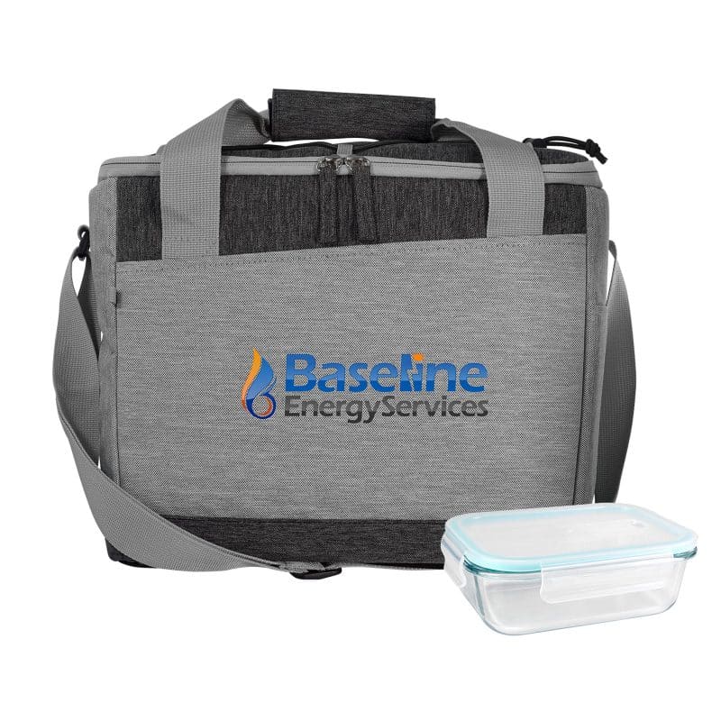 Custom Bay Picnic Cooler Lunch Set with Company Logo - Personalized Bulk Corporate Gift - 3