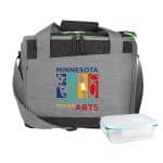 Custom Bay Picnic Cooler Lunch Set with Company Logo - Personalized Bulk Corporate Gift - 9