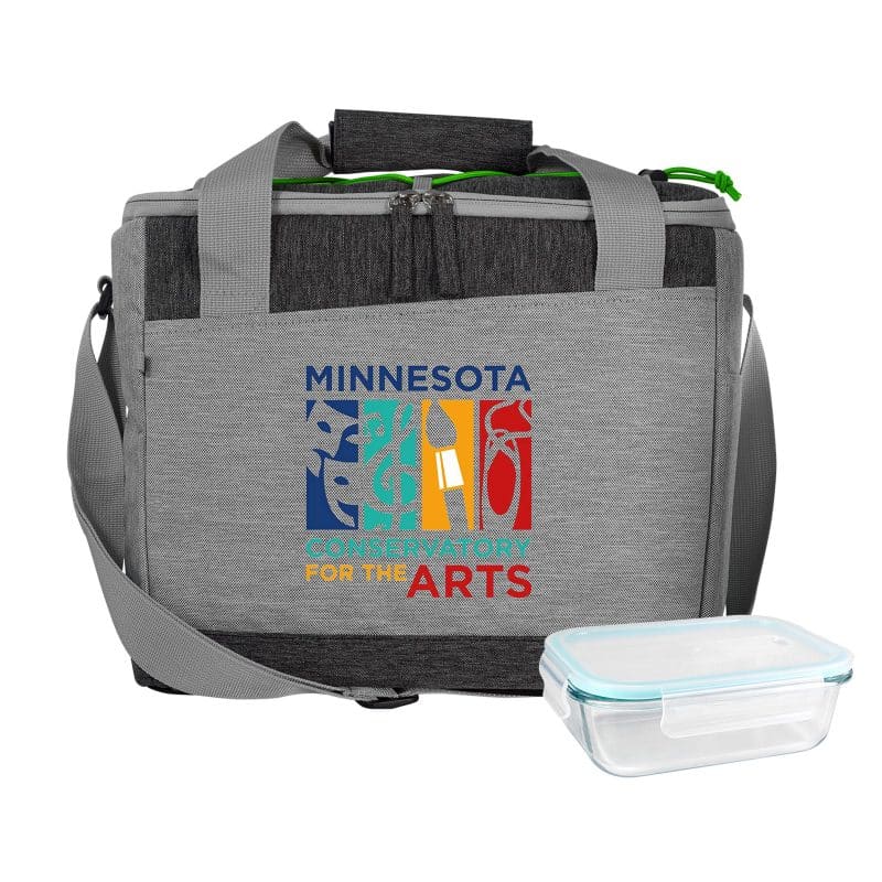 Custom Bay Picnic Cooler Lunch Set with Company Logo - Personalized Bulk Corporate Gift - 9